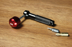 Compact, pocket-ready form of 711L Lollipop Bit Driver fits in tool belt.