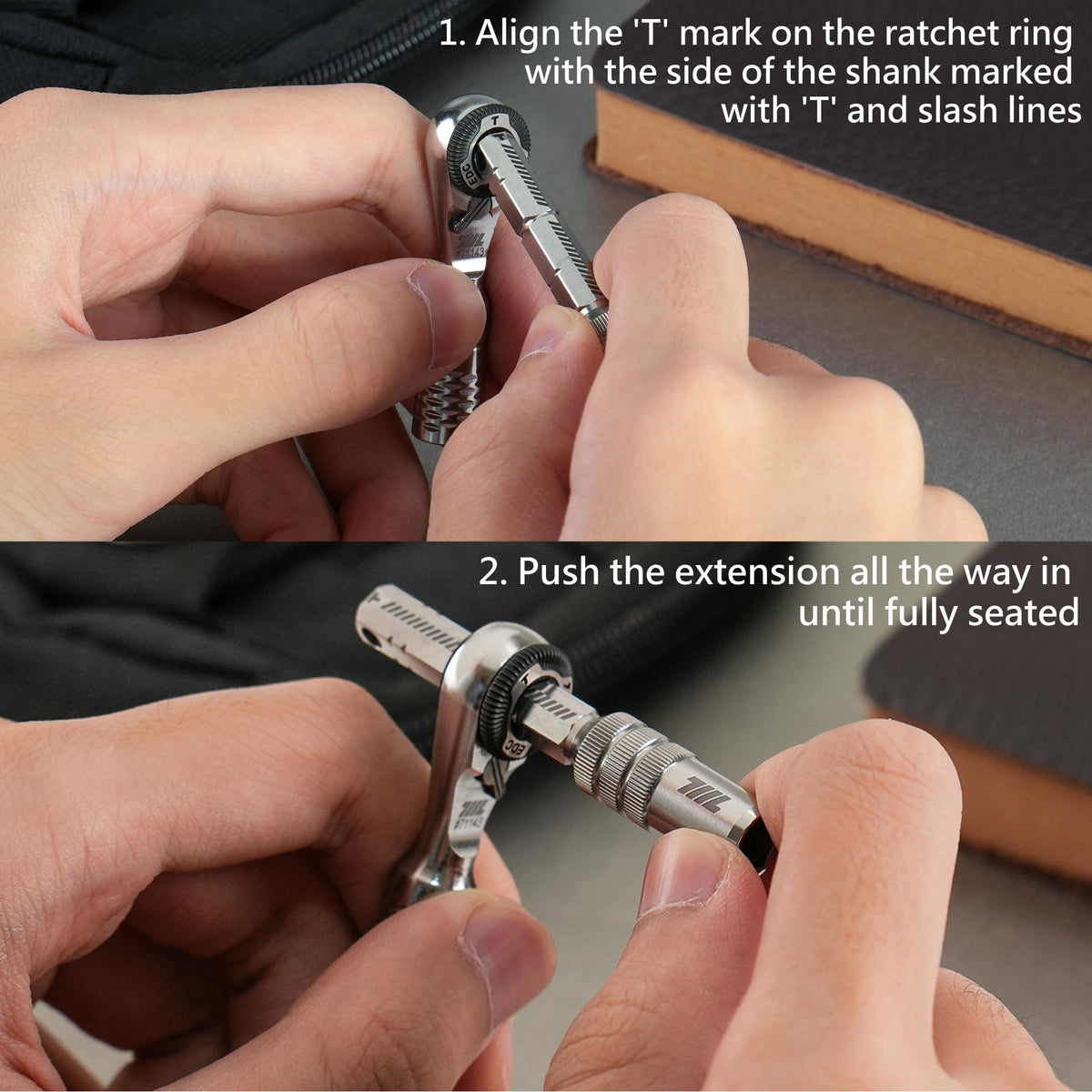 711L extension showing the 3-in-1 design for quick switching