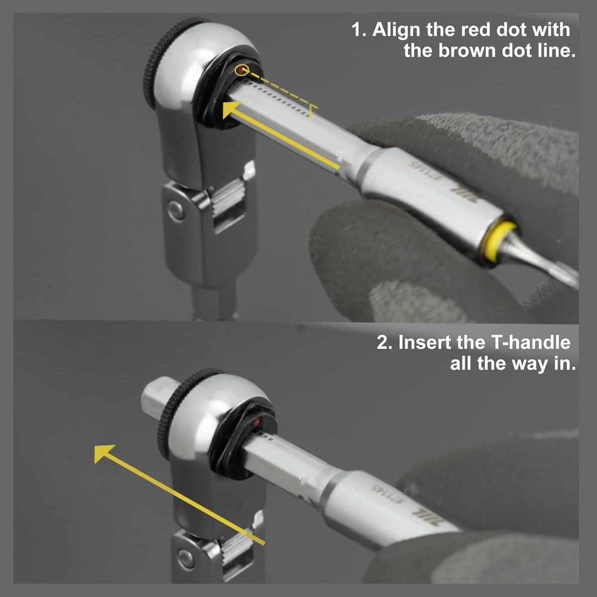 711L mini ratchet with T-handle offers extra leverage for stubborn fasteners.