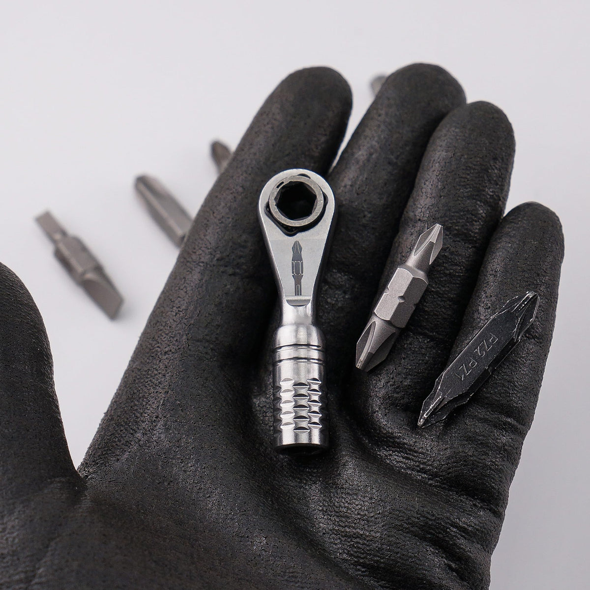 711L Mini Ratchet Wrench TG socket depth 15mm enables double-ended bit use