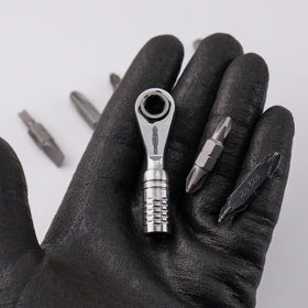 711L Mini Ratchet Wrench TG socket depth 15mm enables double-ended bit use