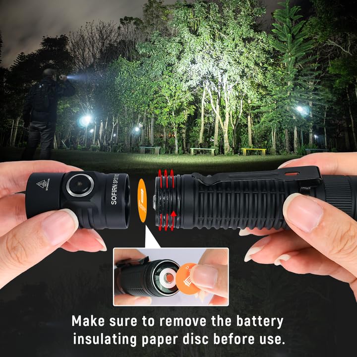 77outdoor Sofirn SP31 V3 rugged aluminum body built for tough outdoor tasks.
