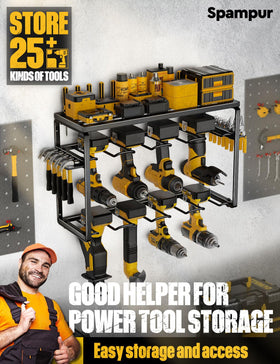 Wall-mount hardware included with Spampur organizer for easy installation