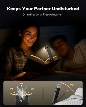 86lux book light remembers brightness levels for seamless sessions