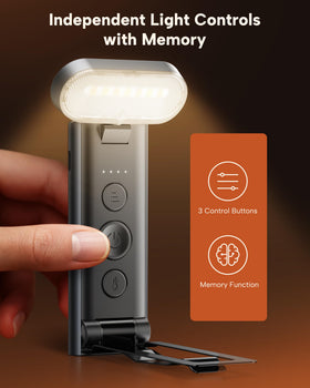 86lux book light doubles as a bookmark to mark your place