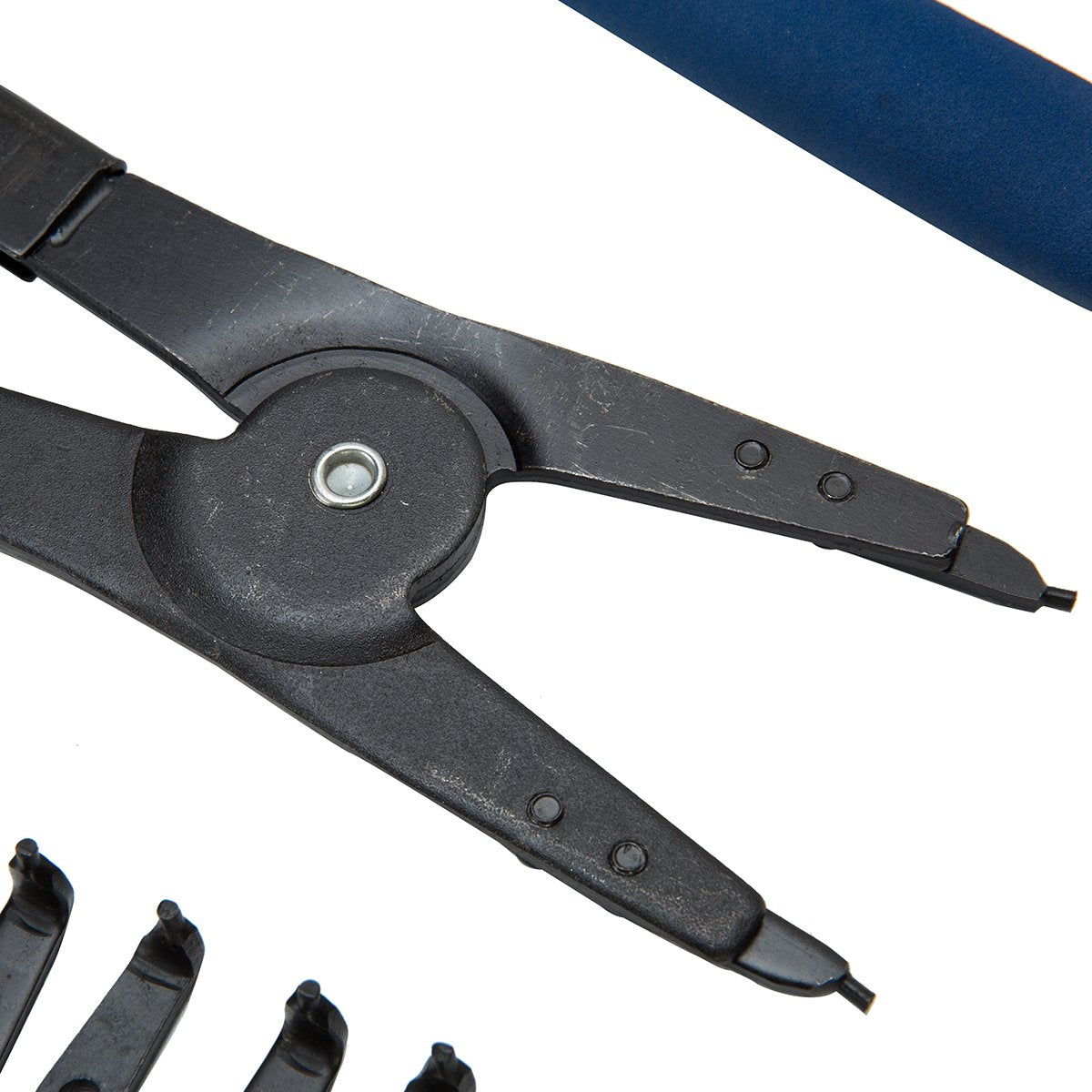 8MILELAKE external snap-ring pliers cover rings from 89 to 165 mm for flexibility.
