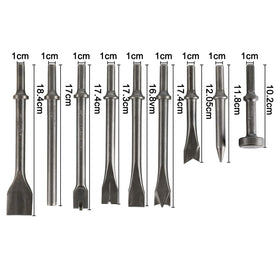 8MILELAKE chisel set 9pcs heavy-duty chisels for masonry