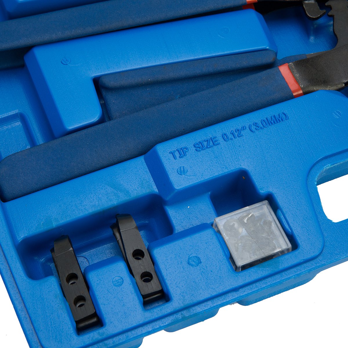 8MILELAKE includes four quick-change tips for versatile ring sizes.