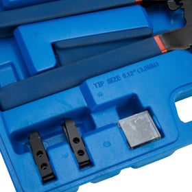 8MILELAKE includes four quick-change tips for versatile ring sizes.