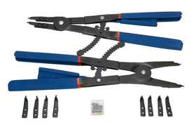 8MILELAKE snap-ring pliers with 45-degree tips tackle tight spaces effectively.
