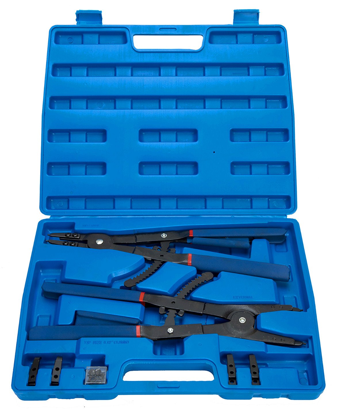 8MILELAKE snap-ring pliers with straight tips offer precise ring installation and reliable grip.