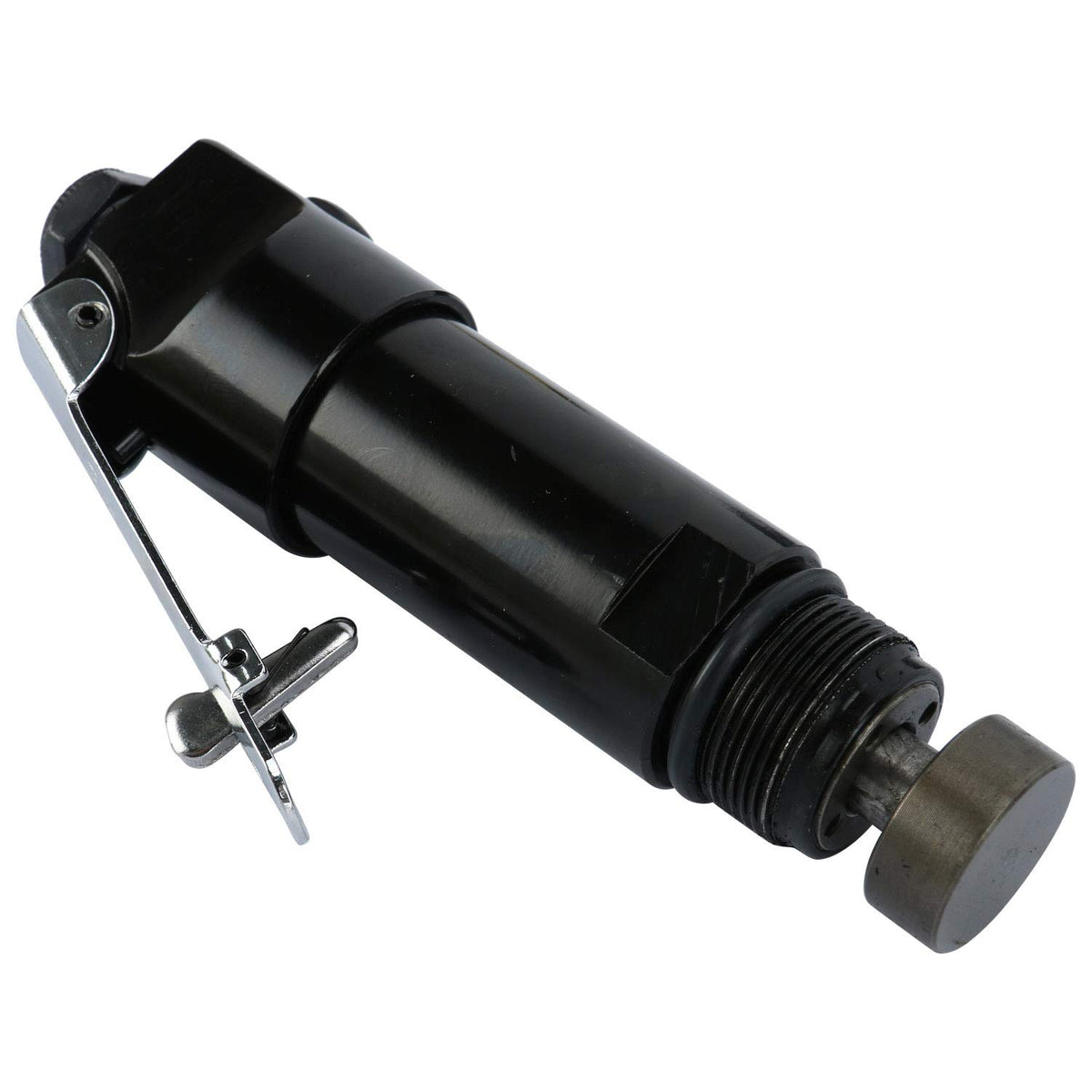 8MILELAKE weld slag remover tool at work on metal