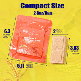 900 Emergency Food Bars 12-pack value for bulk emergency kits