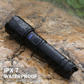 TIMSUMR compact flashlight designed for portable carry in bags and cars.