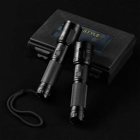 TIMSUMR LED flashlight emphasizing reliability for emergencies and outdoor adventures.