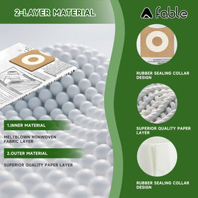 A Fable easy-install bags demonstrated tool-free setup.