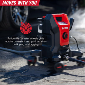 A-iPower Follow Me five-nozzle set enables versatile outdoor cleaning tasks