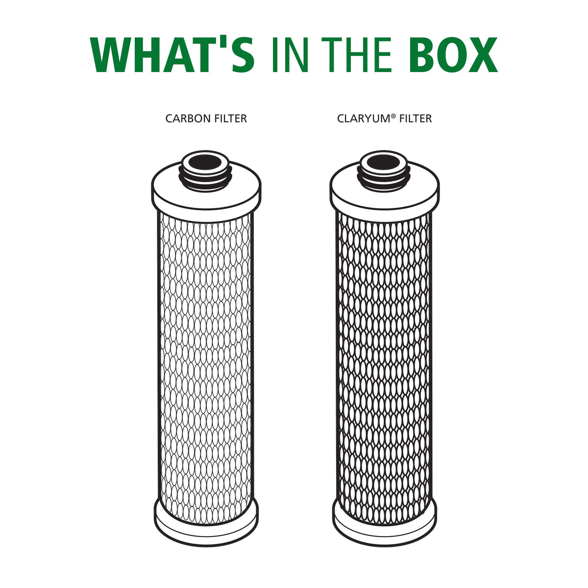 AO Smith filter graphic inset highlights dual-stage filtration benefits