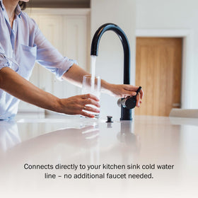 A. O. Smith Claryum filter shown for reliable contaminant reduction.