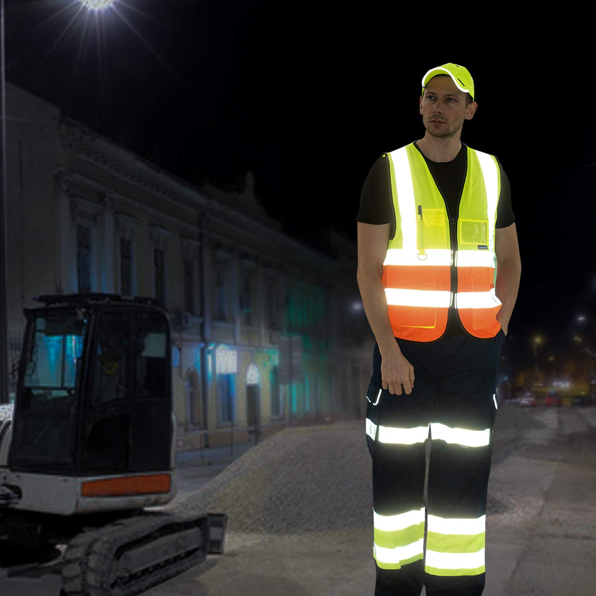 A-SAFETY hi-vis vest foldable design for travel