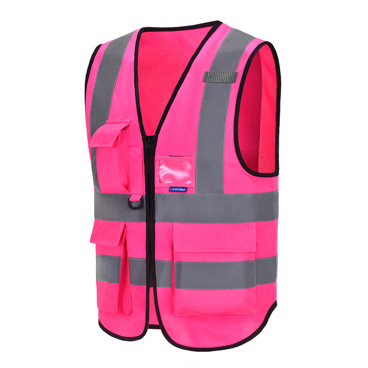 A-SAFETY X-large pink vest available in multiple colors for versatile wear.