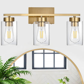A1A9 3-light fixture is versatile for living rooms, hallways, and baths.
