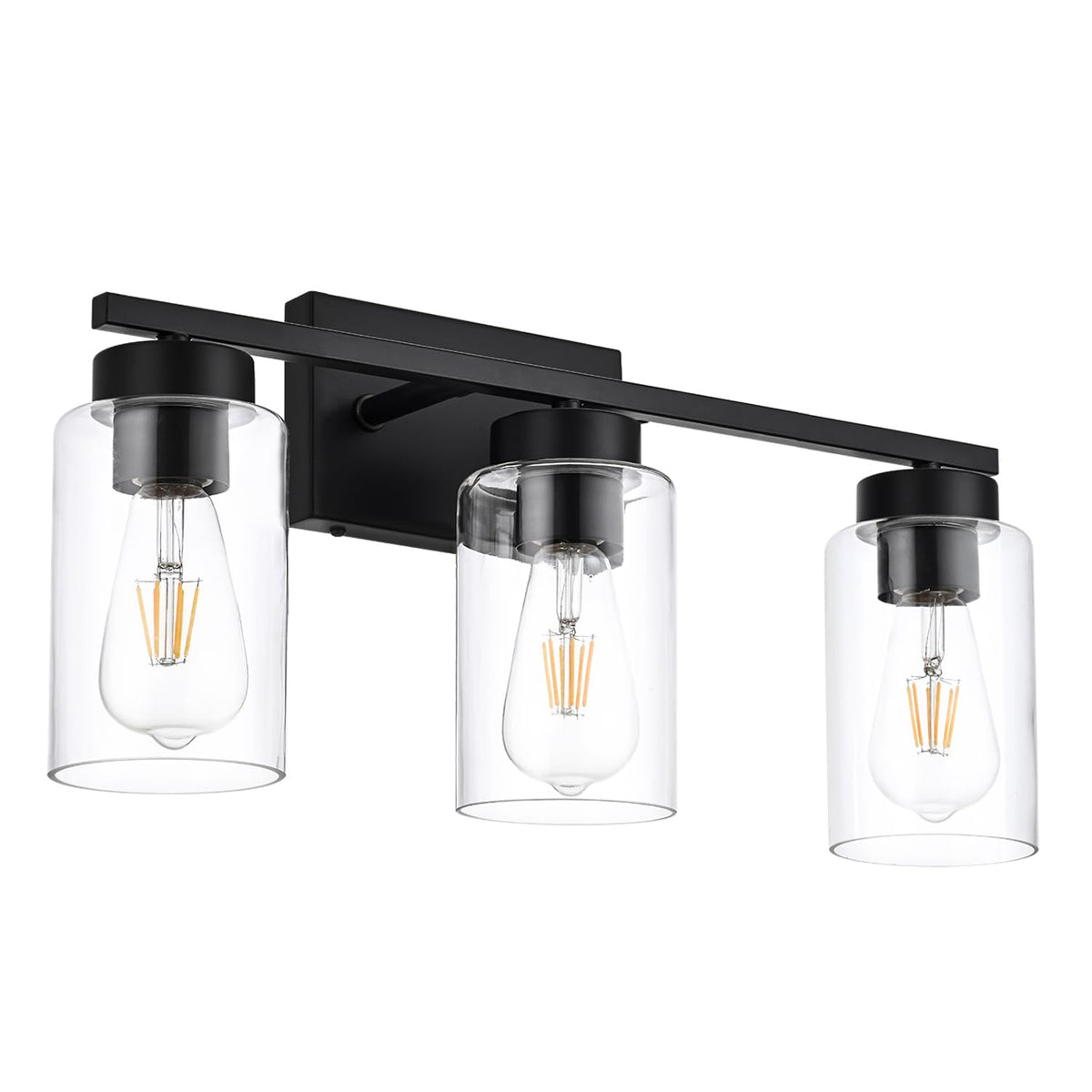 A1A9 wall sconce in modern black finish enhances hallways and living spaces.