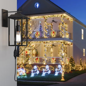 Aaeytby outdoor-friendly socket adapter provides safe power for holiday lights.