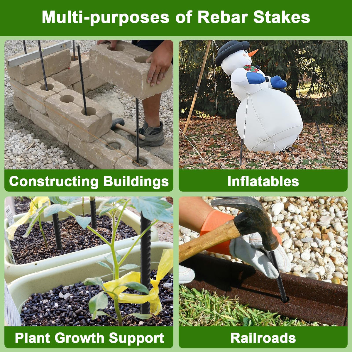 AAGUT stakes for concrete forming offer durable ground stability.