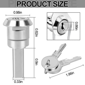 A AIRMACHIN lock assembly with keys demonstrates ready-to-install security