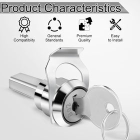 A AIRMACHIN stainless steel lock highlights rust resistance for outdoors