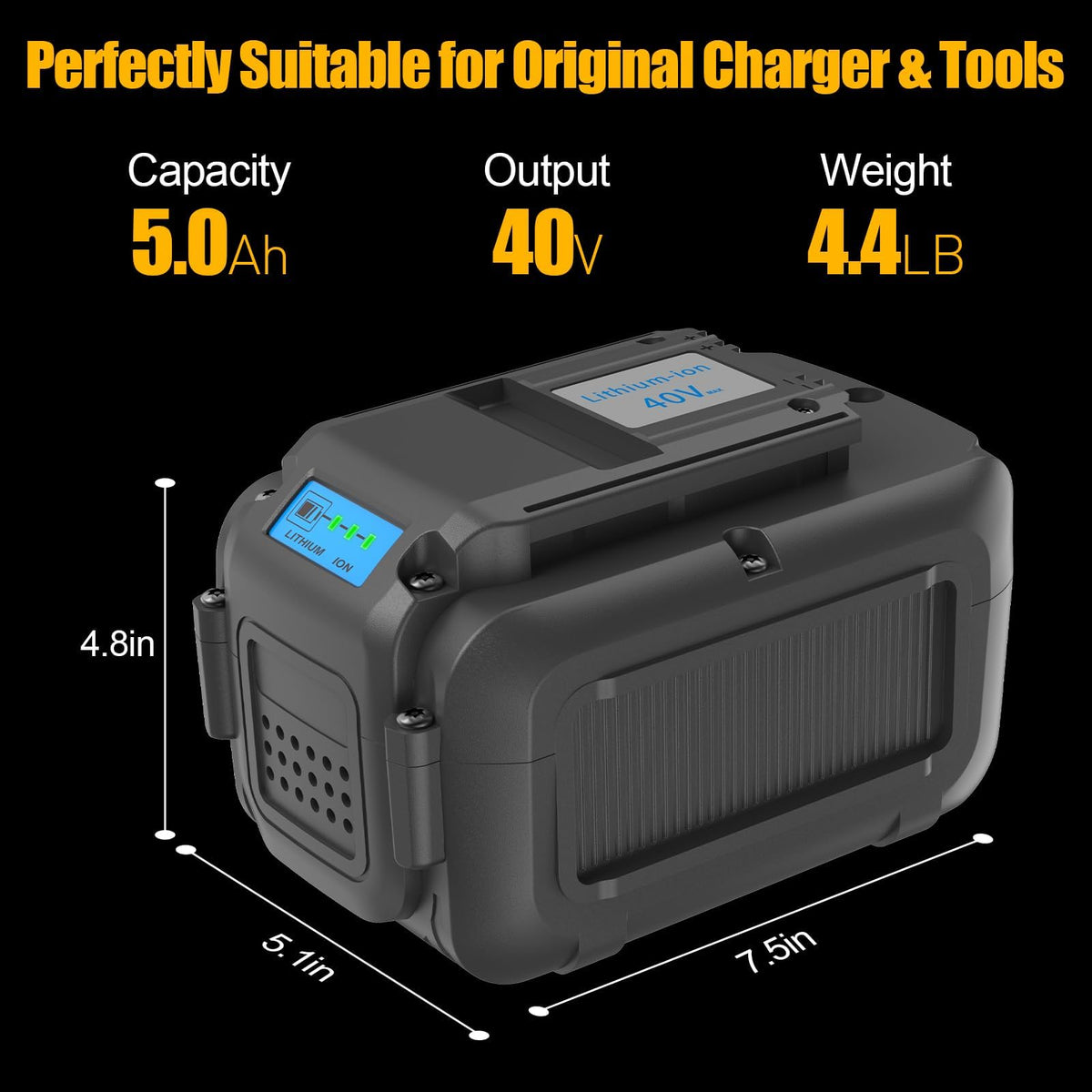 Aaiwtd battery protections guarding against overheat and overload for safer use.