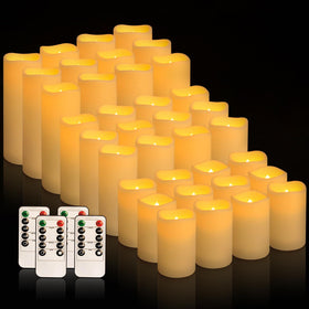 Aamdkcyu waterproof candles suitable for porch, patio, and garden