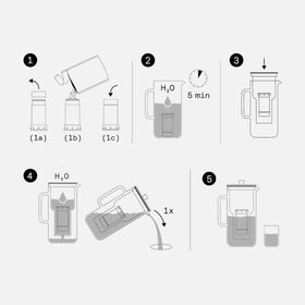 Aarke purified water in a glass shows clear, smooth taste