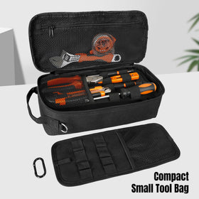 AASTT 13-Inch tool bag external nail apron keeps nails within reach.