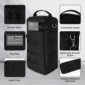 AASTT 13-Inch tool bag hammer loop enables fast tool reuse.