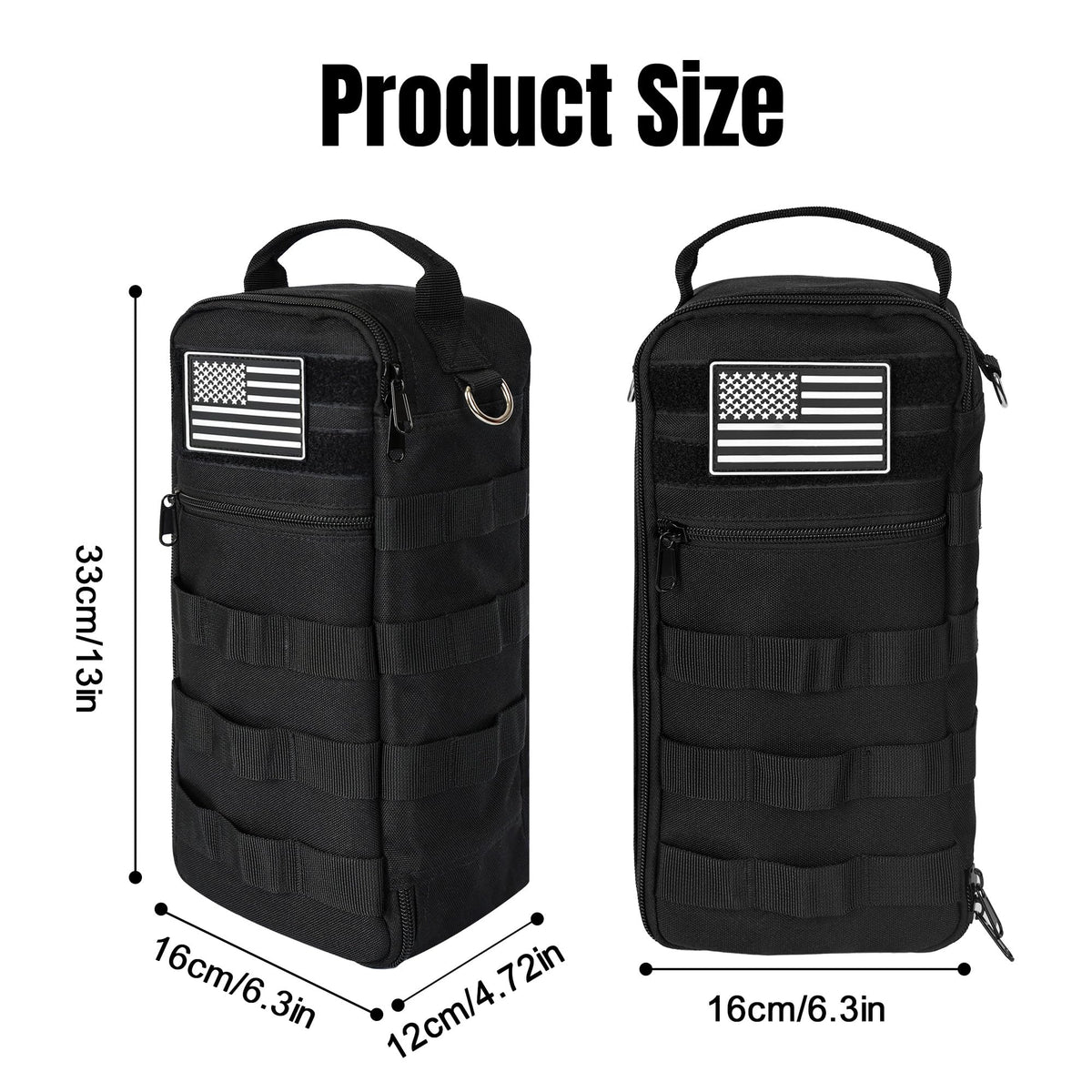 AASTT 13-Inch tool bag interior pockets for organized screwdrivers and bits.