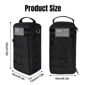 AASTT 13-Inch tool bag interior pockets for organized screwdrivers and bits.