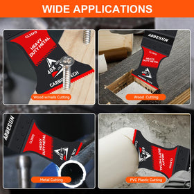 Abbesun four pack carbide blades provides replacement value