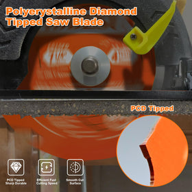 Abbesun D0704DH 5/8 in arbor for broad saw compatibility