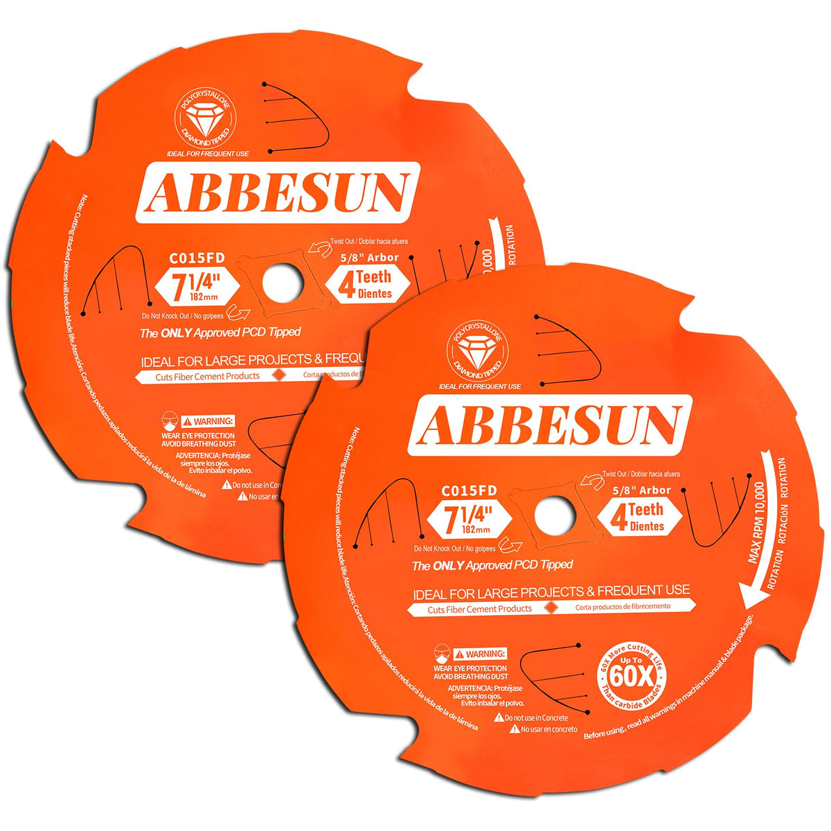 Abbesun D0704DH versatile saw blade for safe, cleaner cuts