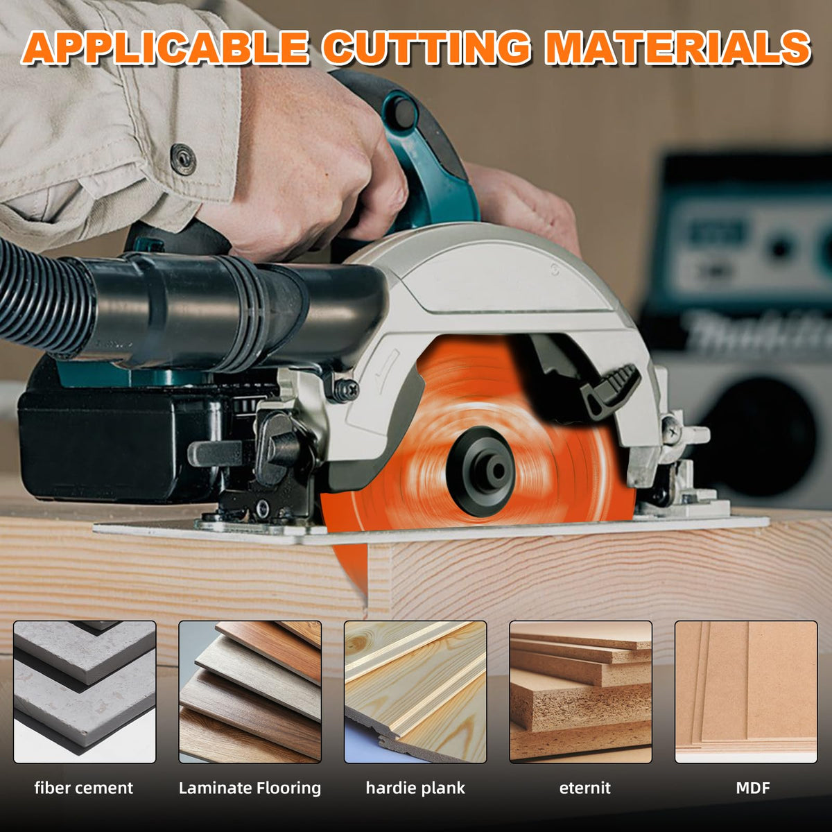 Abbesun D0704DH Diablo Hardie blade compatibility for hardie plank tasks
