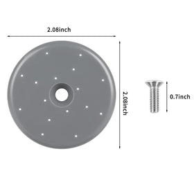 ABBORAUNT gray screws designed for quick DIY installation.