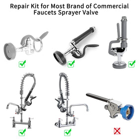 ABBORAUNT gray spray face bumper kit ensures durable attachment for long use.
