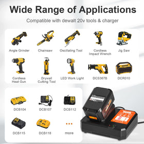 Abeden DCB112 dual charger for fast, reliable recharging.