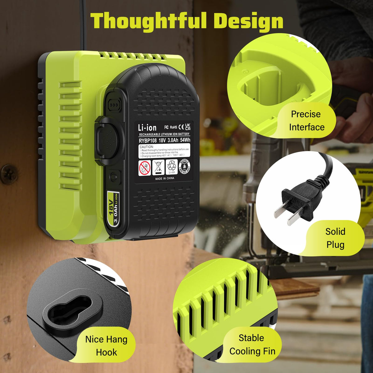 Abeden durable composite shell protects the pack during daily use