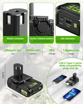 Abeden LED charging status indicators for real-time monitoring.