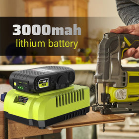 Abeden Ryobi 18V compatibility with P102-P109 keeps tools ready