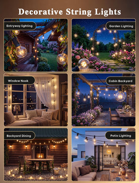 Abeja wedding party globe lights create elegant illumination for events