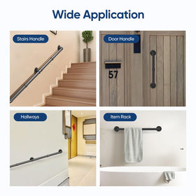 Abiglifty porch deck handrail on steps, ideal for safer outdoor access